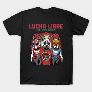 Lucha Libre Dogs T-Shirt